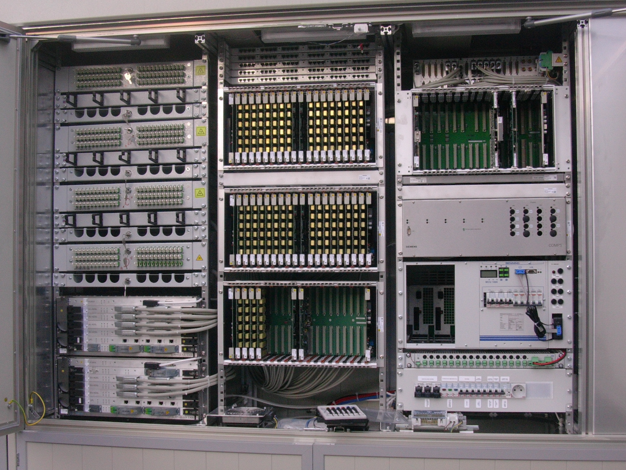 Installation of the Telecommunication Cabinets